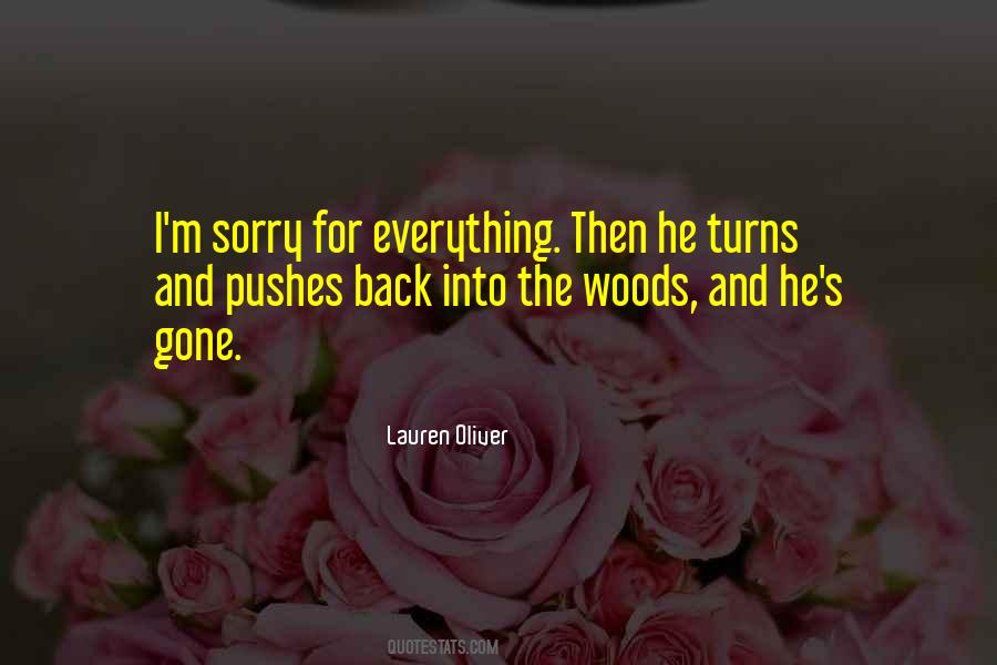 I'm Sorry For Everything Quotes #1673646