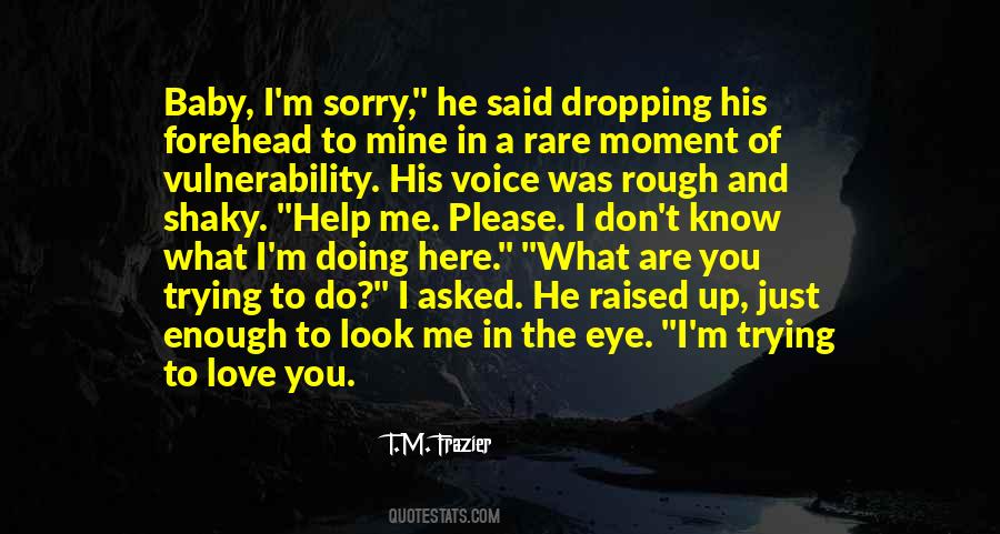 I'm Sorry I Love You Quotes #1401213