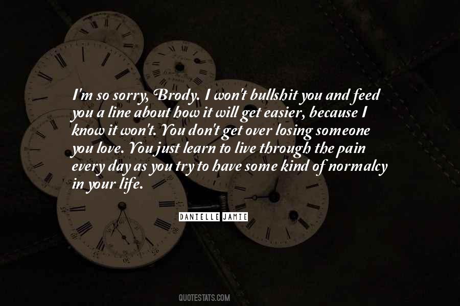 I'm Sorry I Love You Quotes #450890