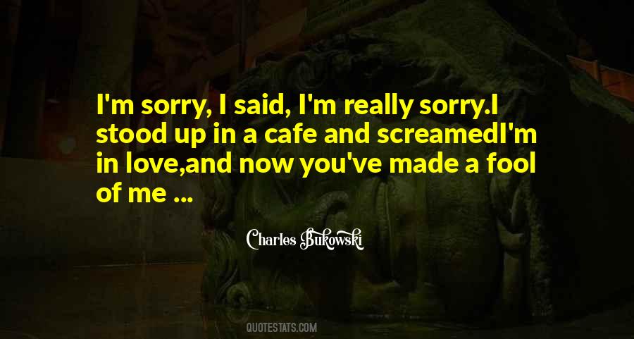 I'm Sorry I Love You Quotes #987573