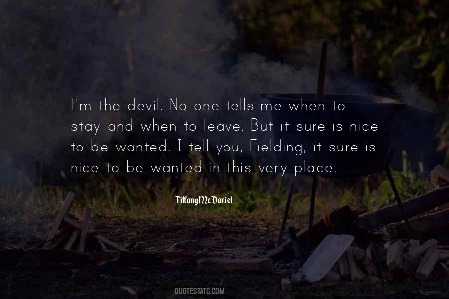 I'm The Devil Quotes #1541954