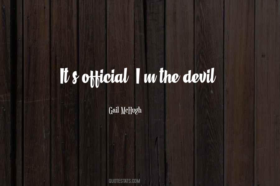 I'm The Devil Quotes #560334