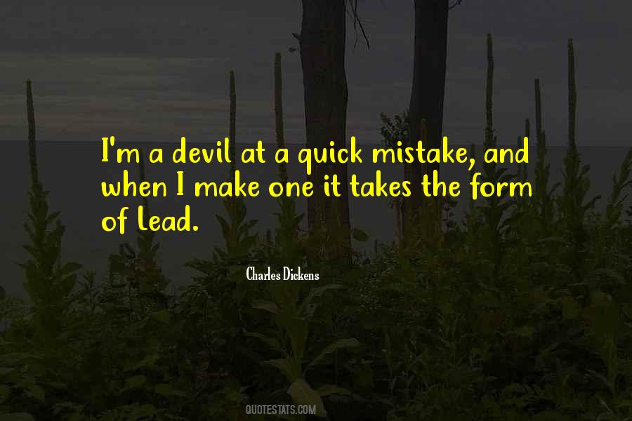 I'm The Devil Quotes #793895