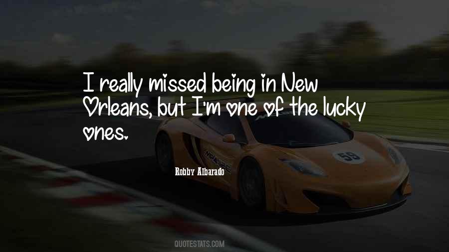 I'm The Lucky One Quotes #1651443