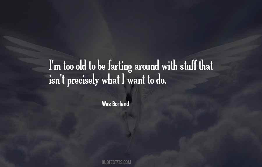 I'm Too Old Quotes #20077