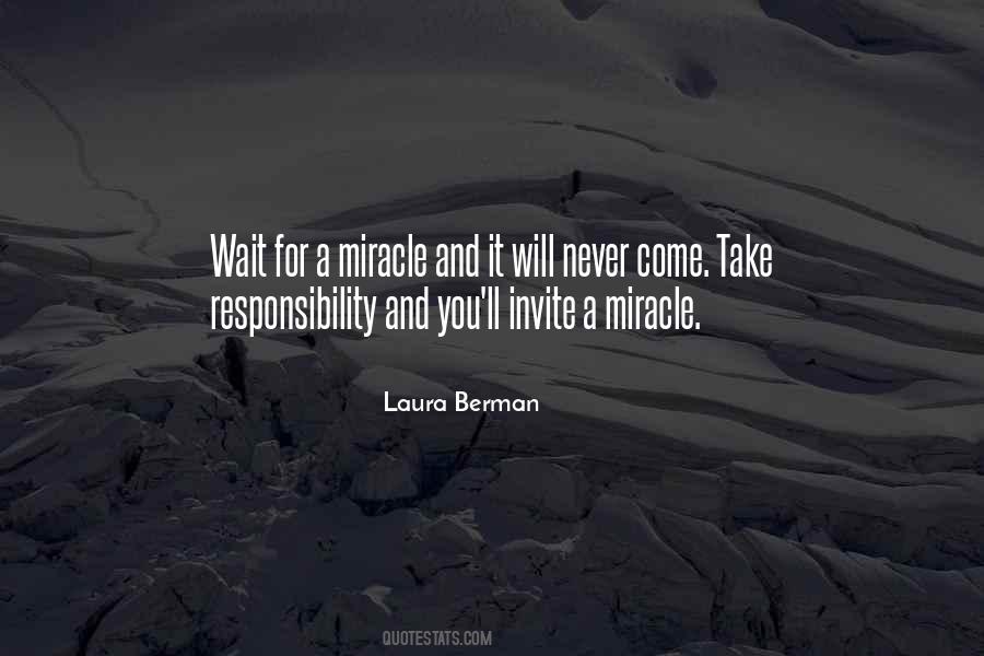 I'm Waiting For A Miracle Quotes #1496023