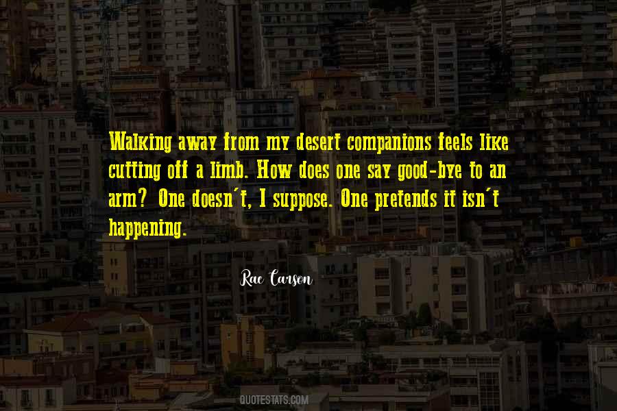 I'm Walking Away Quotes #87014