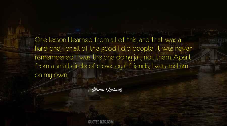 I've Learned My Lesson Quotes #1251161