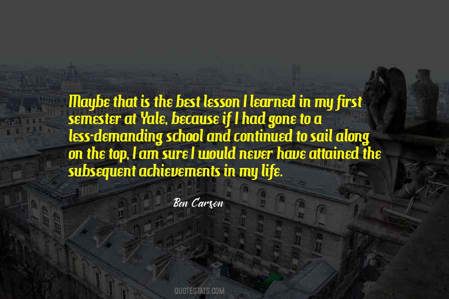 I've Learned My Lesson Quotes #1576197