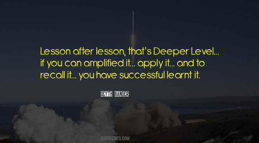 I've Learnt My Lesson Quotes #221576