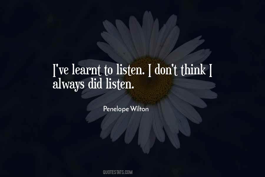 I've Learnt Quotes #1120958