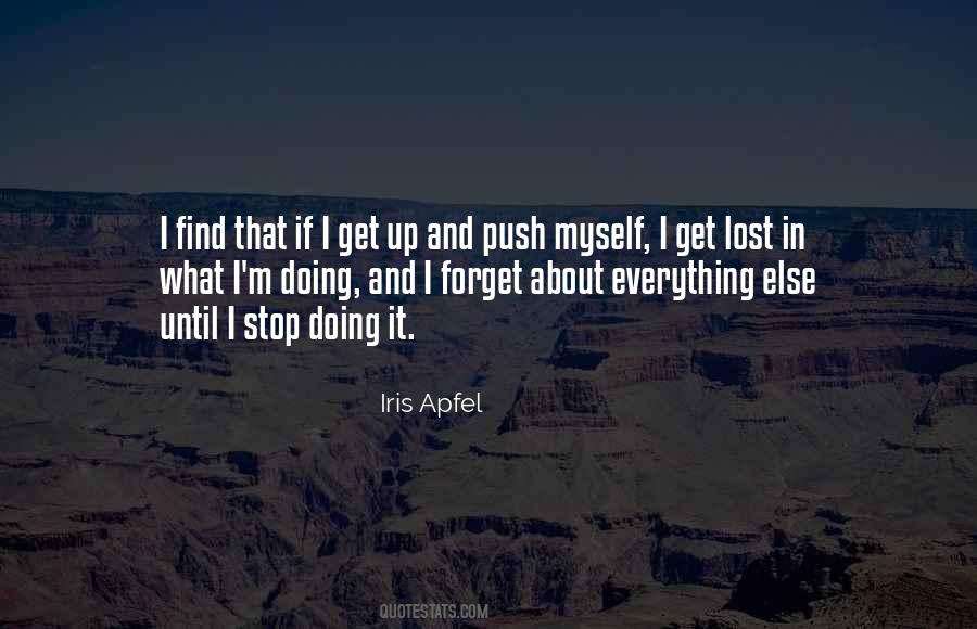 I've Lost Myself Quotes #25590