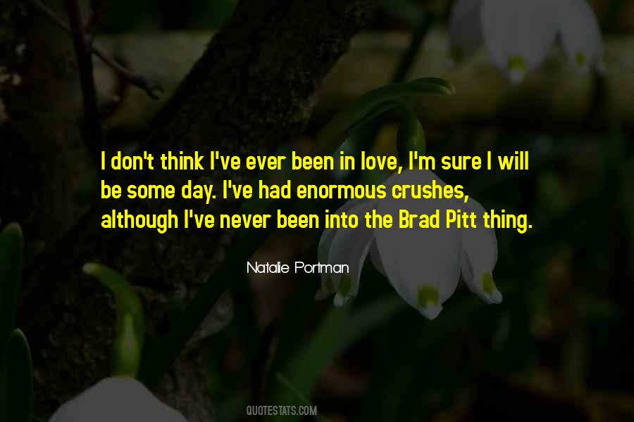 I've Never Been In Love Quotes #1122103