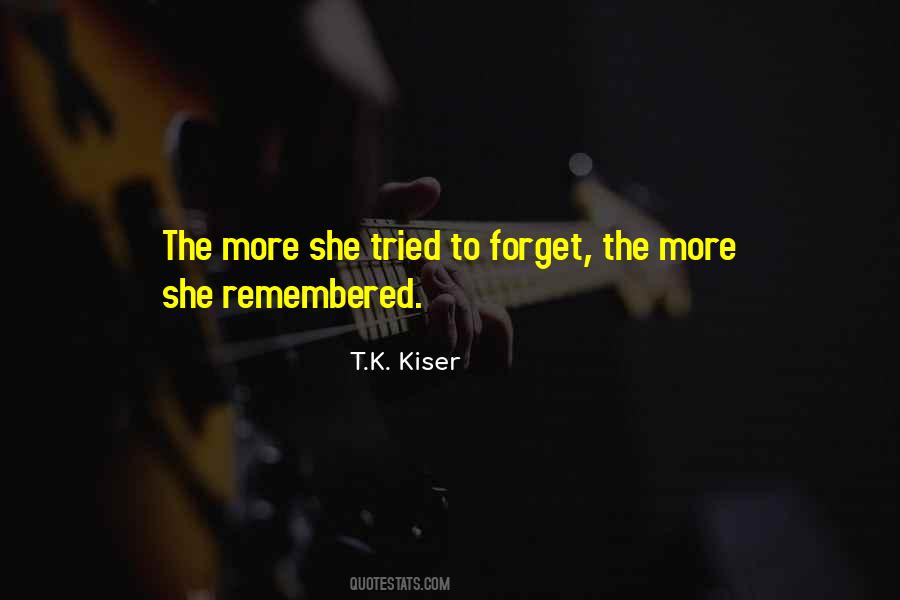 I've Tried To Forget You Quotes #915119