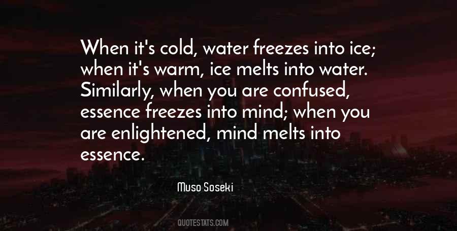 Ice Cold Water Quotes #1499357