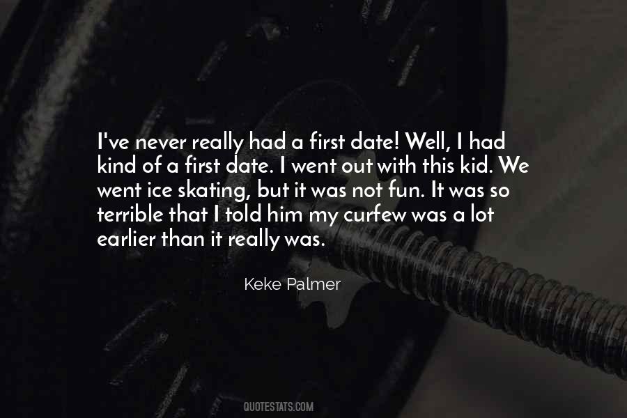 Ice Skating Date Quotes #960301