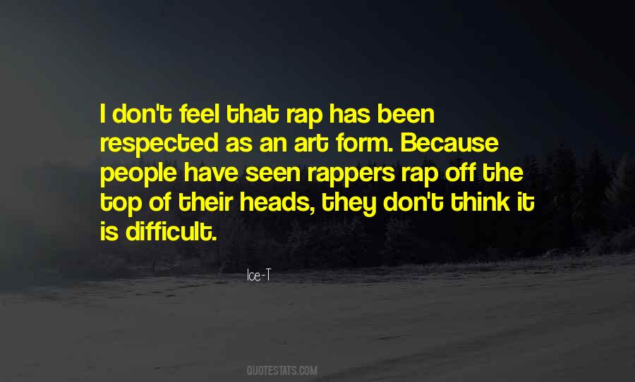 Ice T Rap Quotes #369287