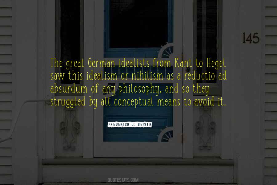 Idealism Philosophy Quotes #328215