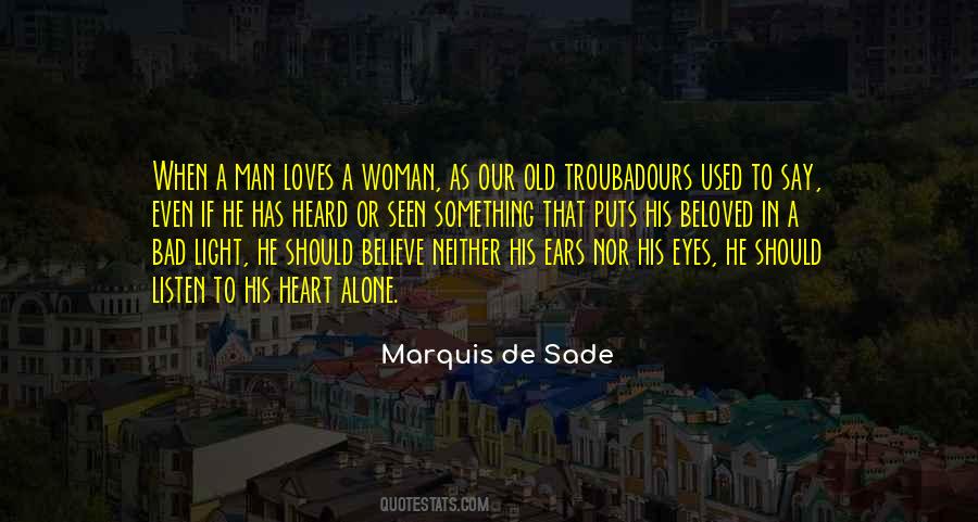 If A Man Loves A Woman Quotes #900362