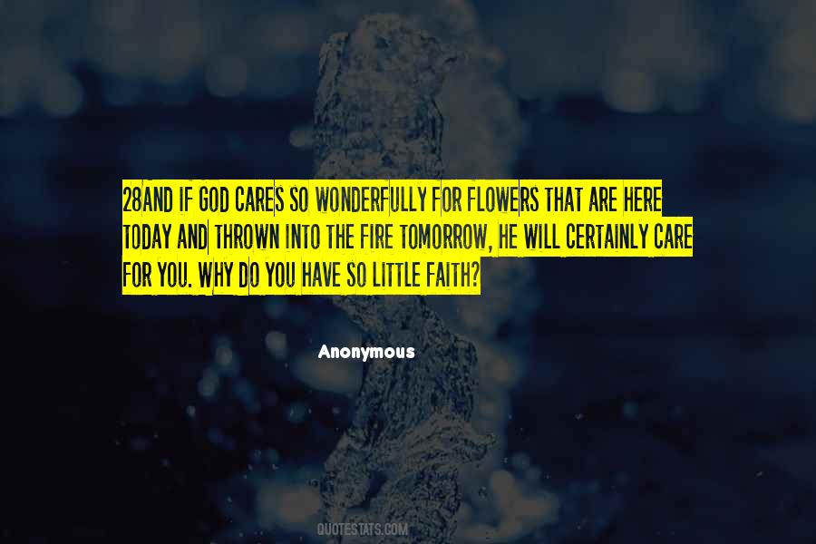 If He Cares Quotes #1376791