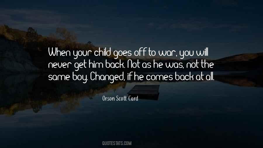 If He Comes Back Quotes #65026