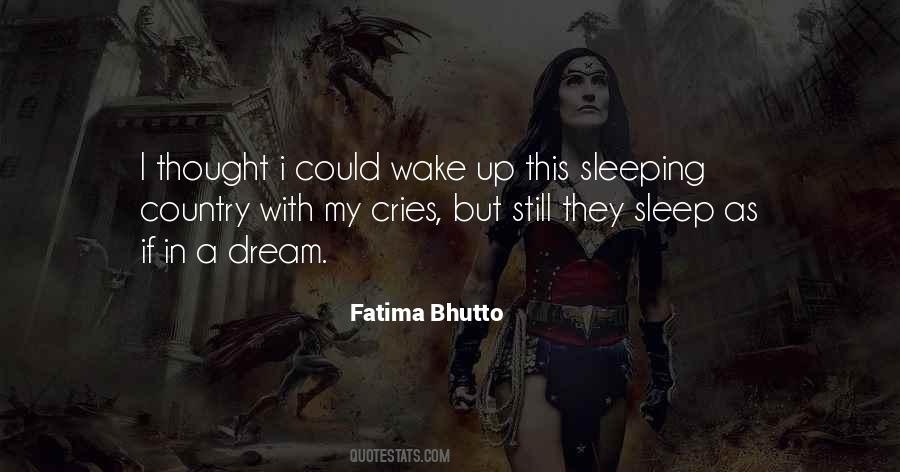 If I Could Sleep Quotes #1051943