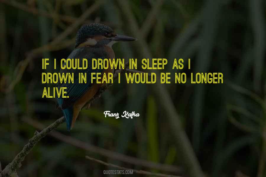 If I Could Sleep Quotes #898188