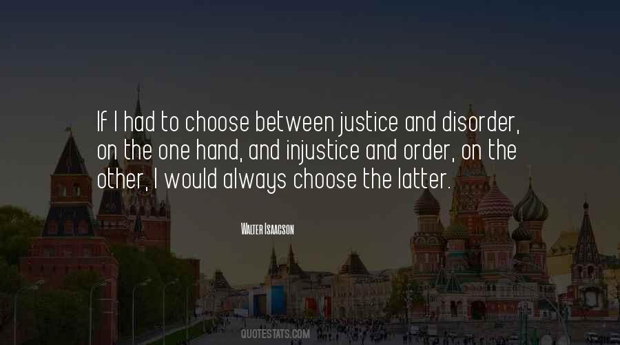 If I Had To Choose Quotes #633525