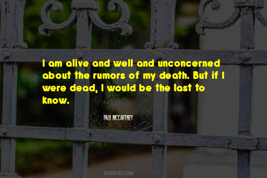 If I Were Dead Quotes #83084