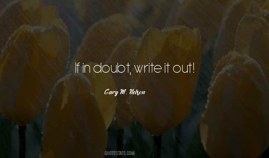 If In Doubt Quotes #251571