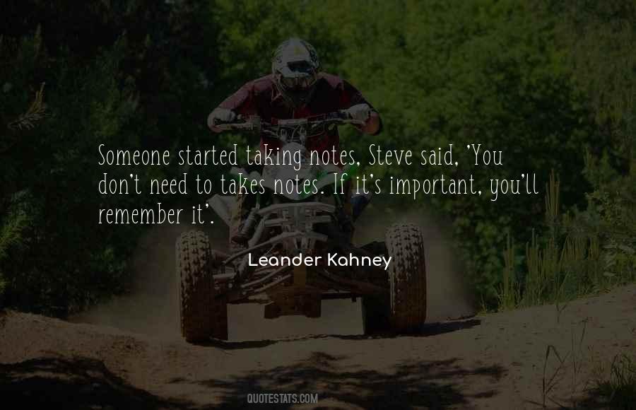 If It's Important Quotes #1298984