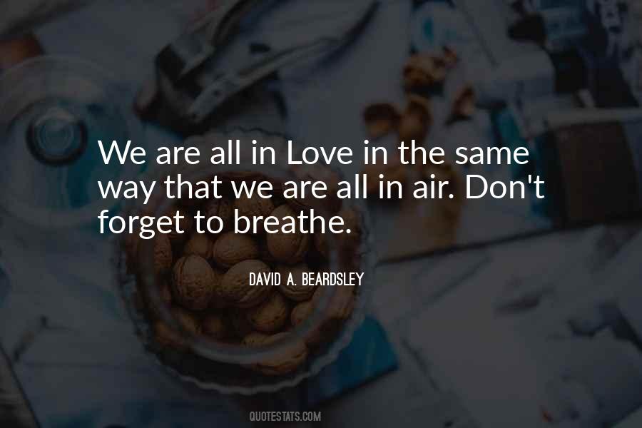 If Love Is In The Air Quotes #22260