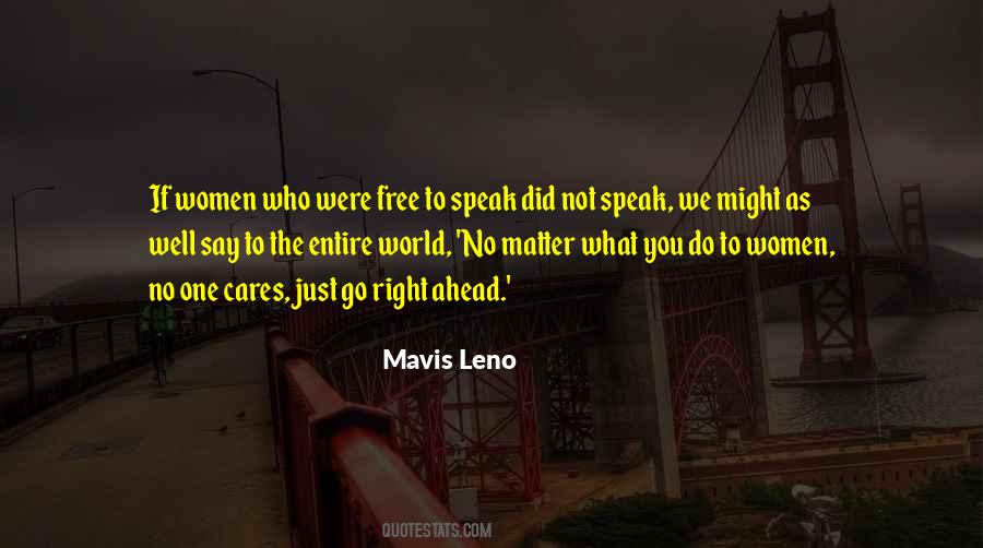 If No One Cares Quotes #1330319
