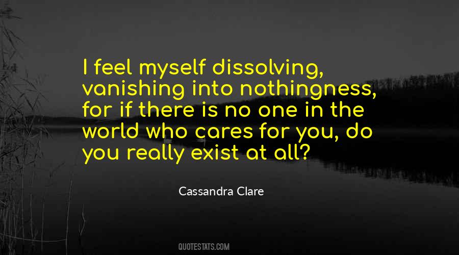 If No One Cares Quotes #581585
