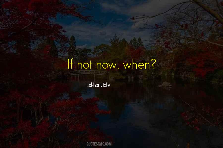 If Not Now When Quotes #1565463