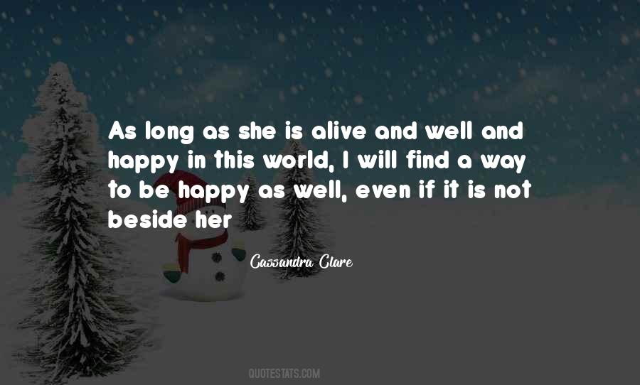 If She's Happy Quotes #554927