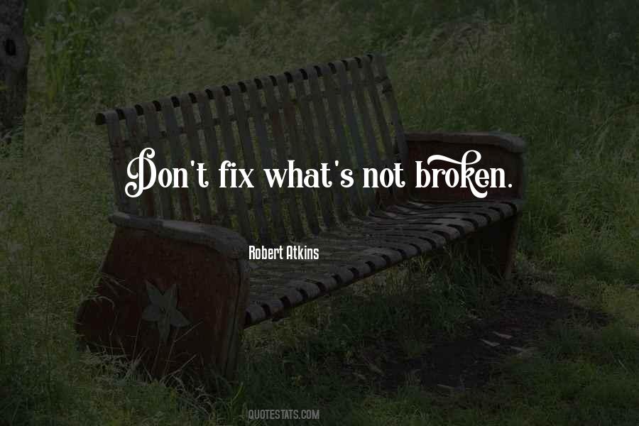 If Something Is Broken Fix It Quotes #142687