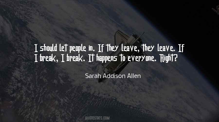 If They Leave Quotes #1137525