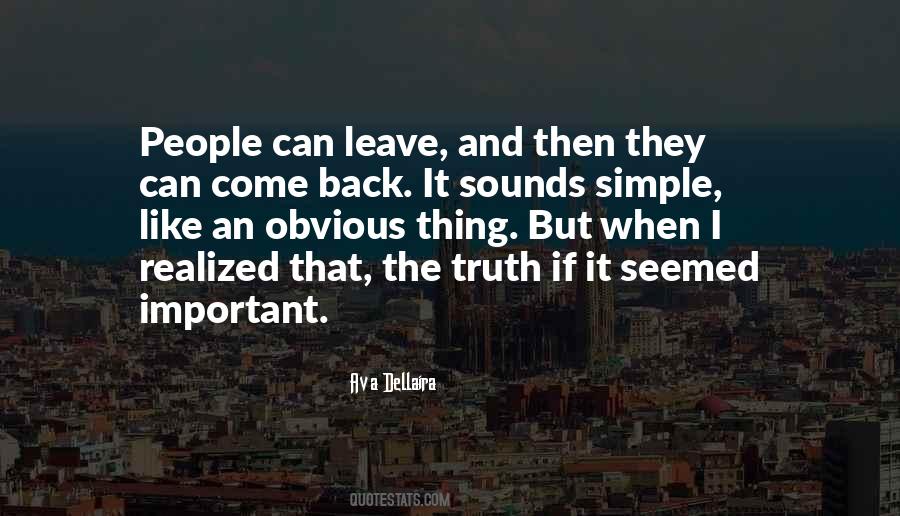 If They Leave Quotes #181495