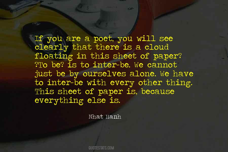 If You Are Alone Quotes #1039447