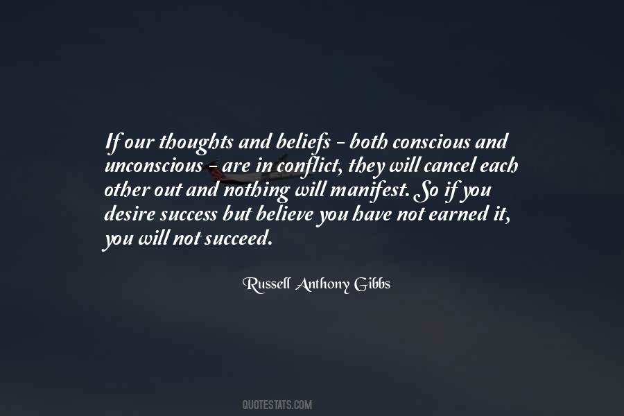 If You Believe You Will Succeed Quotes #1512462