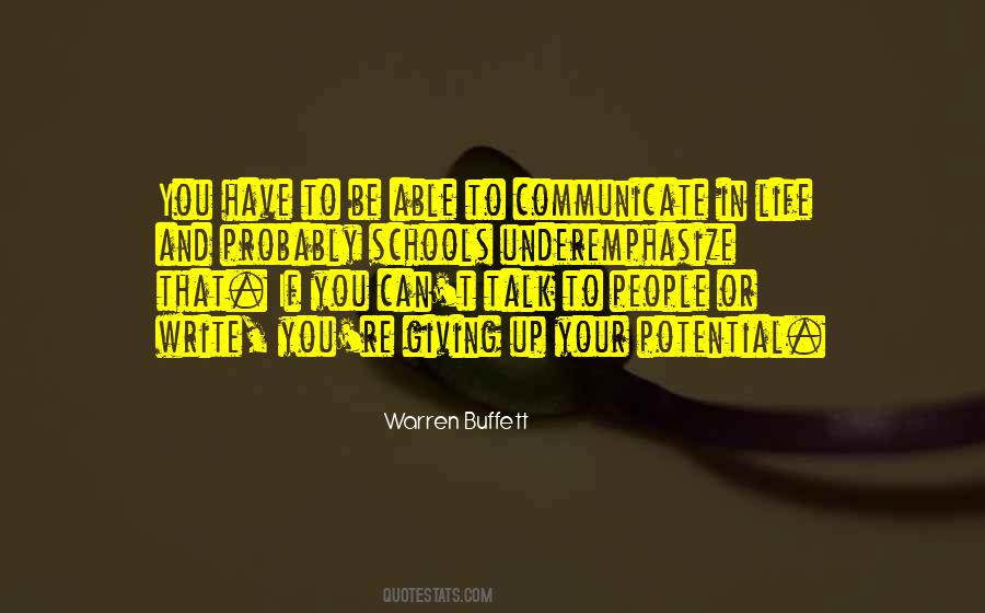 If You Can't Communicate Quotes #1715338