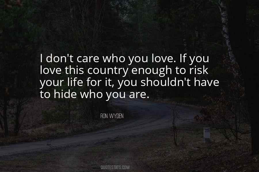 If You Care Enough Quotes #1340703