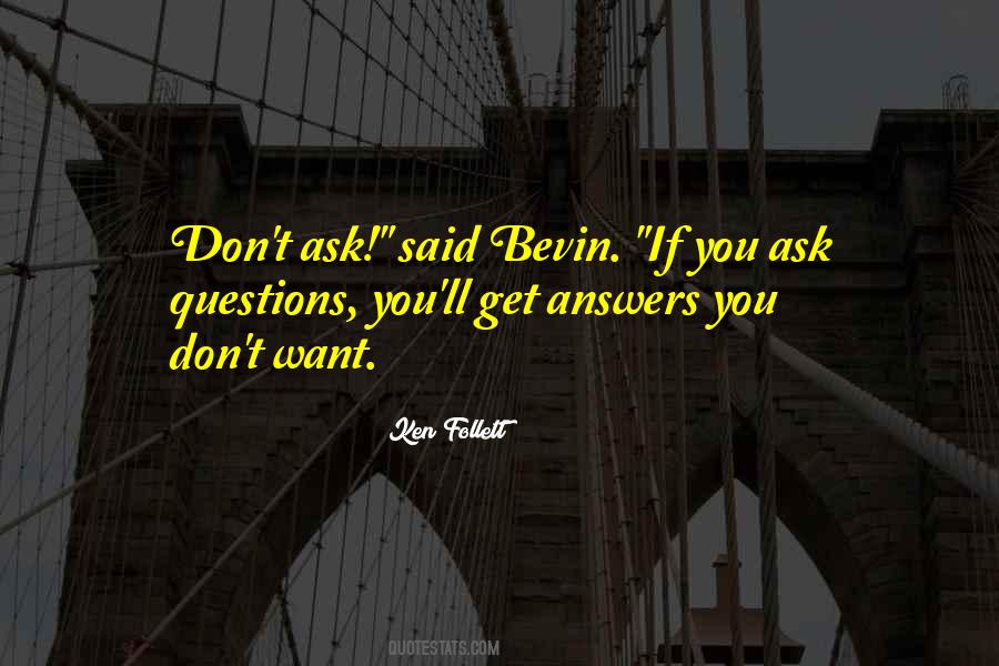 If You Don't Ask Quotes #444094