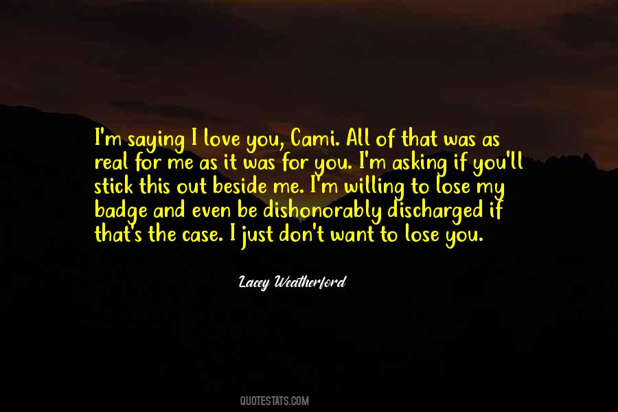 If You Don't Love Me Quotes #359806