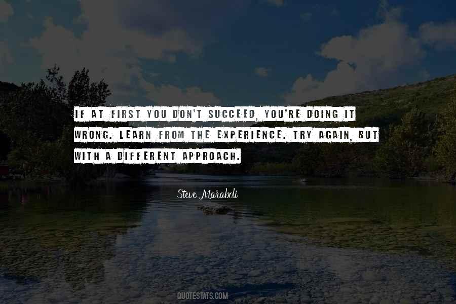 If You Don't Succeed Quotes #1262637