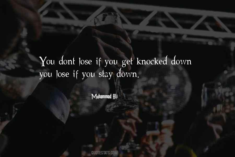 If You Get Knocked Down Quotes #1062579