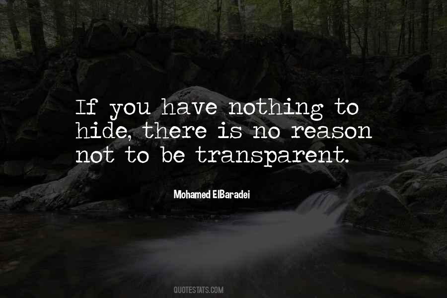 If You Have Nothing To Hide Quotes #1268941