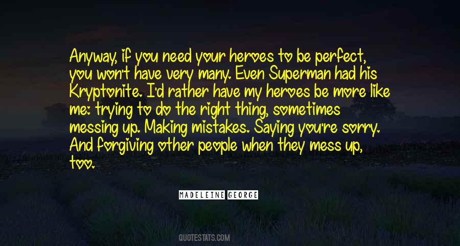 If You Mess Up Quotes #1825122