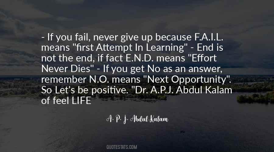 If You Never Fail Quotes #1520764